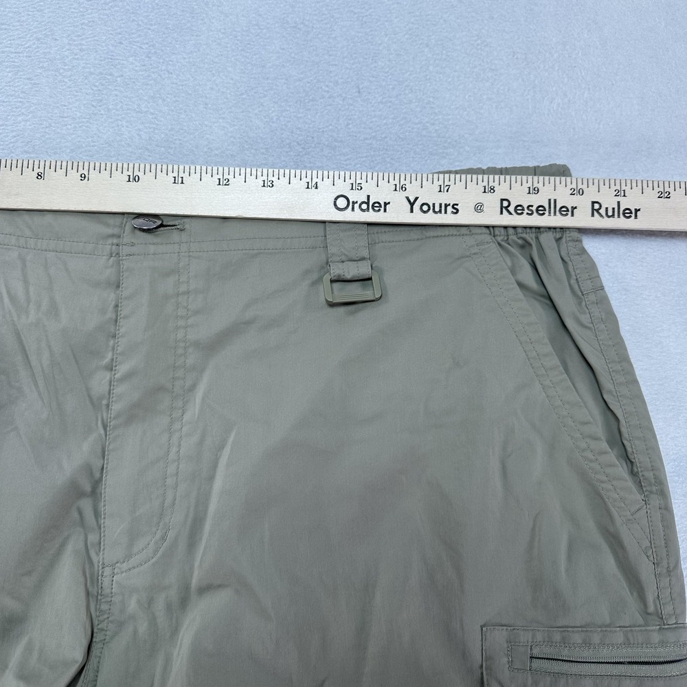CQR‎ Pants Mens 40x30 Tan Convertible Zip Off Cargo Hiking Outdoors Travel - Picture 9 of 13